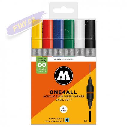 200850 ACRYLIC TWIN Basic Set 6er 2023