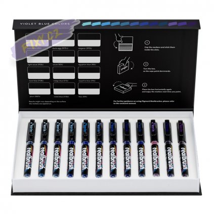 pigment realbrush VIOLET BLUE 01