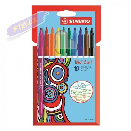 Fixy STABILO 2v1, 10ks