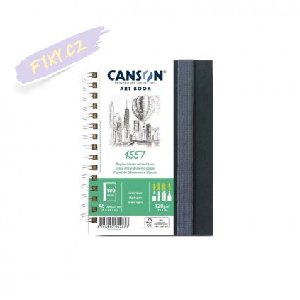 Skicář CANSON 1557 Sketch ART BOOK A5, 50 listů 120g