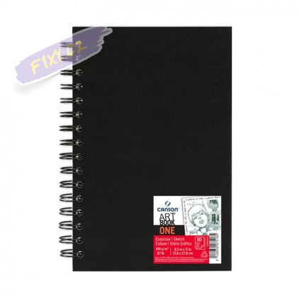 Skicář CANSON Art Book One Spiral 21x28cm, 40 listů 100g