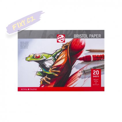 Blok ROYAL TALENS Bristol A4, 20 listů 246g
