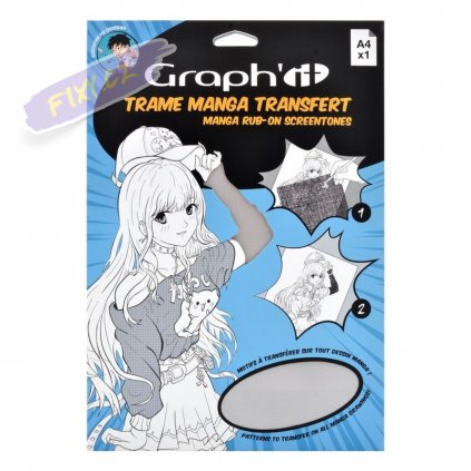 graph it trame transfer manga ombres claires a4