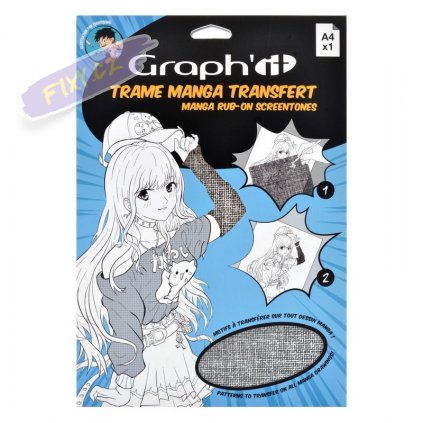 graph it trame transfer manga textile a4