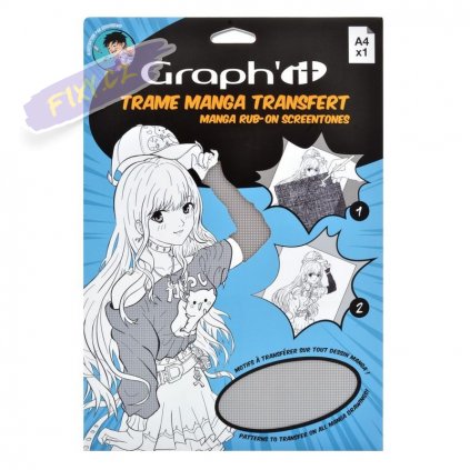 graph it trame transfer manga tartan a4