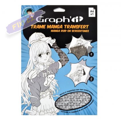 graph it trame transfer manga brique a4