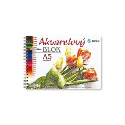Akvarelový blok BOBO A5, 20 listů