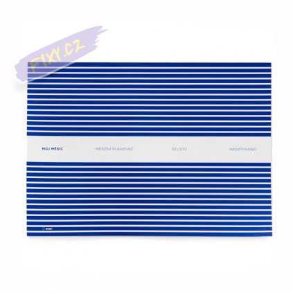 Nedatovaný plánovač BOBO měsíční, A3