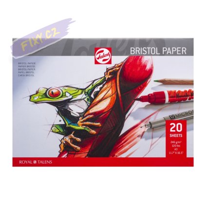 Blok ROYAL TALENS Bristol A3, 20 listů 246g