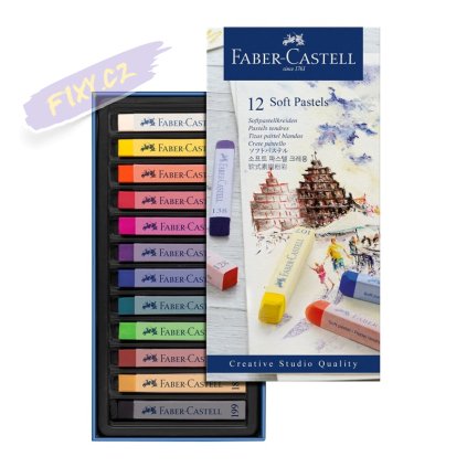 FABER-CASTELL křídové pastely, 12ks