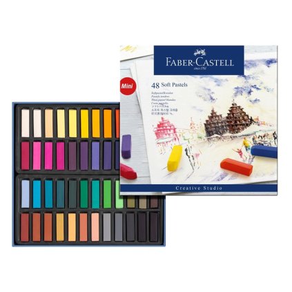 Křídové pastely FABER-CASTELL Mini, 48 ks