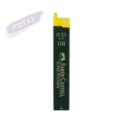 FABER-CASTELL náhradní tuhy do mikrotužky Super Polymer 0,35mm HB, 12ks