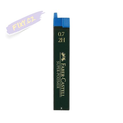 FABER-CASTELL náhradní tuhy do mikrotužky Super Polymer 0,7mm 2H, 12ks
