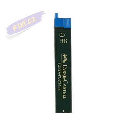 FABER-CASTELL náhradní tuhy do mikrotužky Super Polymer 0,7mm HB, 12ks