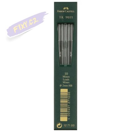 FABER-CASTELL náhradní tuhy do mechanické tužky TK 9071 2,0mm HB, 10ks