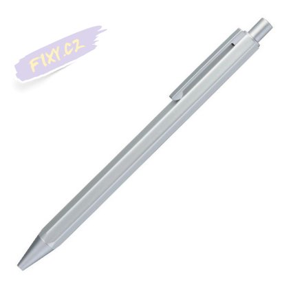 Prázdné MUJI pero "CLICKER", kovové
