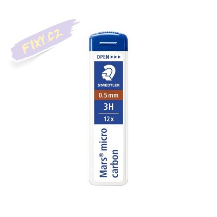 Náhradní tuhy do mikrotužky STAEDTLER Mars 0,5mm 3H, 12ks