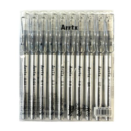 Technické linery ARRTX, 10 ks černé