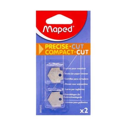 Náhradní čepele MAPED Compact a Precise Cut, 2 ks