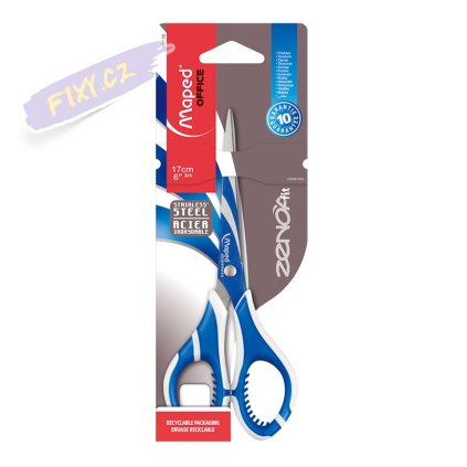 Nůžky MAPED Zenoa Fit 17cm, mix barev