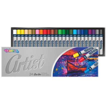 Olejové pastely COLORINO Artist, 24 ks