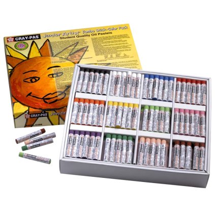 Olejové pastely SAKURA Junior Artist, 432 ks Big Box