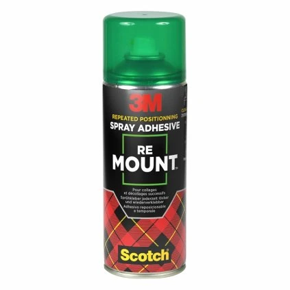 Lepidlo ve spreji 3M Re Mount snímatelné, 400 ml