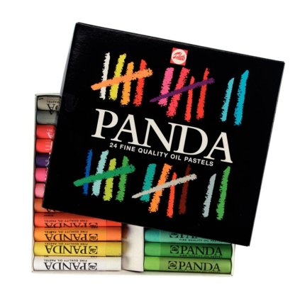 Olejové pastely TALENS Panda, 24 ks