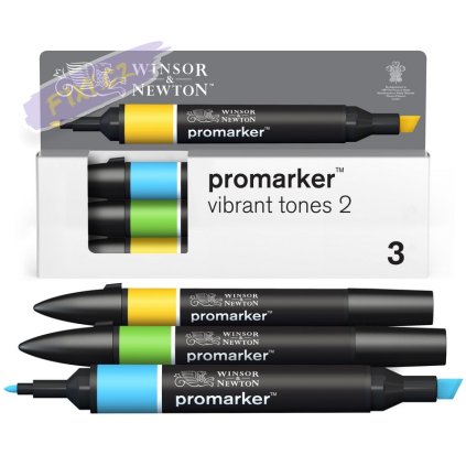 884955097281 W&N PROMARKER 3 VIBRANT TONES 2 SET 884955097281 [DHI] (For Office Print)