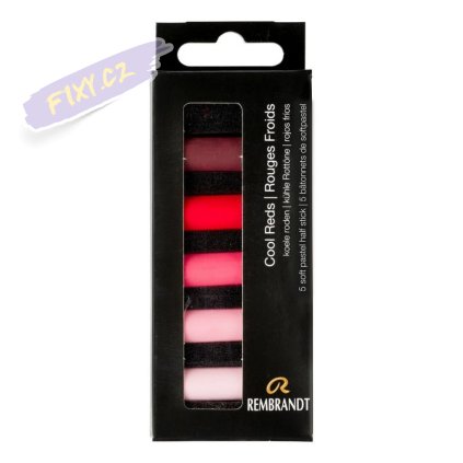 rembrandt soft pastel set cool reds 5 half pastels 270903