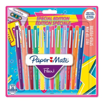 Fixy PAPER MATE Flair Medium, 12 ks Retro