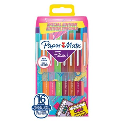 Fixy PAPER MATE Flair Medium, 16 ks Retro
