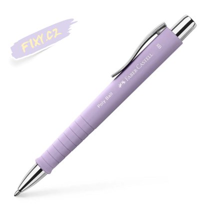 FABER-CASTELL kuličkové pero Poly Ball XB, lila