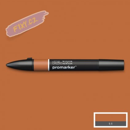 7308 3 winsor newton promarker lihovy saddle brown o345