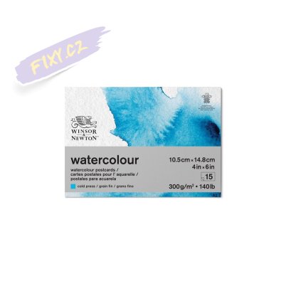 Blok WINSOR & NEWTON Watercolour Pad, A6 15 listů