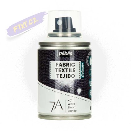 Farba do tkanin spray Pebeo Setacolor 7A 100 ml 401 White 01