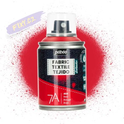 Farba do tkanin spray Pebeo Setacolor 7A 100 ml 404 Red 01