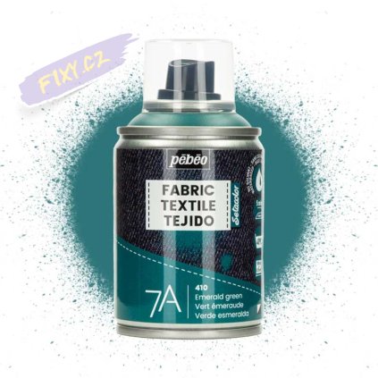 Farba do tkanin spray Pebeo Setacolor 7A 100 ml 410 Emerald Green 01