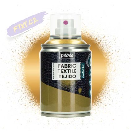 Farba do tkanin spray Pebeo Setacolor 7A 100 ml 431 Gold 01