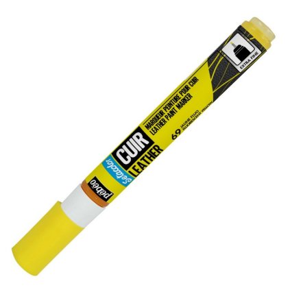 Fixa na kůži PEBEO Leather 0,7 mm, Fluorescent Yellow (69)