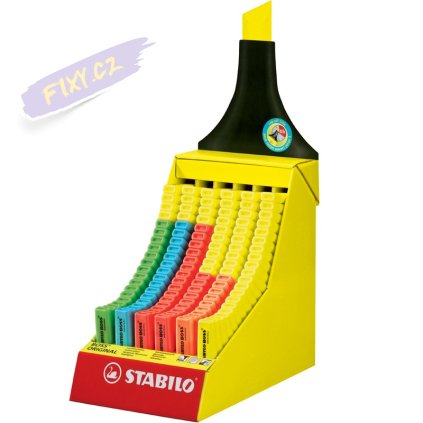 Zvýrazňovač STABILO BOSS ORIGINAL, 120ks ve stojánku