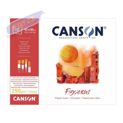 Blok CANSON Figueras Oil 40x50cm, 10 listů 290g