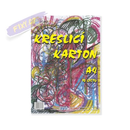 Kreslicí karton BOBO A4, 10 listů