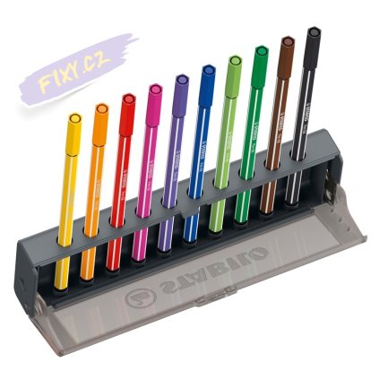 Fix STABILO Pen 68, 10ks ve stojánku