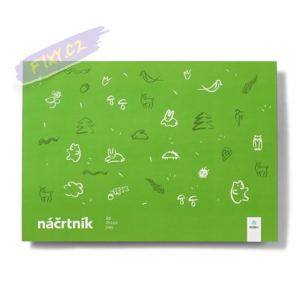 Blok Náčrtník Svět A3, 20 listů