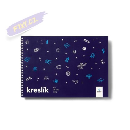 Blok Kreslík Svět A4, 20 listů