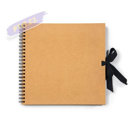 Skicář "Leonardo" 30x30cm, 20 černých listů