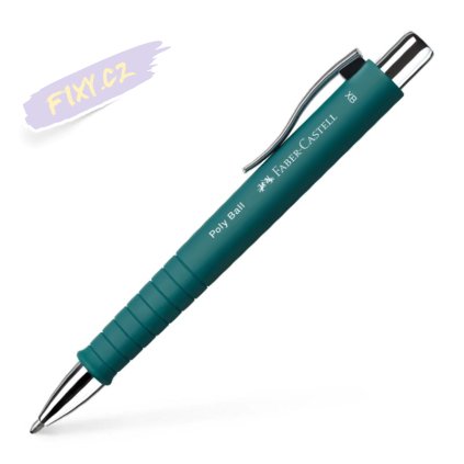 FABER-CASTELL kuličkové pero Poly Ball XB, Emerald Green