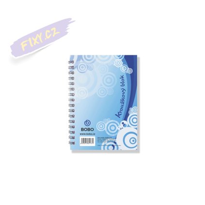 Kroužkový blok BOBO A6, 40 čistých listů