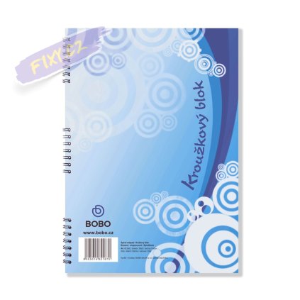 Kroužkový blok BOBO A4, 40 čistých listů